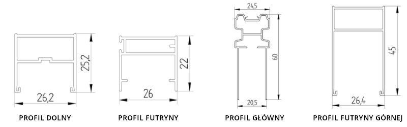 Moskitiera Slim 16 mm