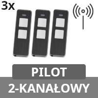 3x Pilot Pearl Twin - 2 kanałowy