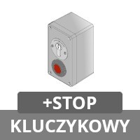 Przełącznik kluczykowy + stop