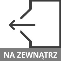 na zewnątrz