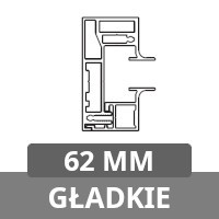 Prowadnica 62 mm - gładka