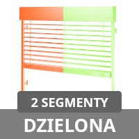 Żaluzja dzielona - 2 segmenty