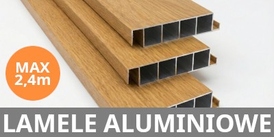 Lamele aluminiowe