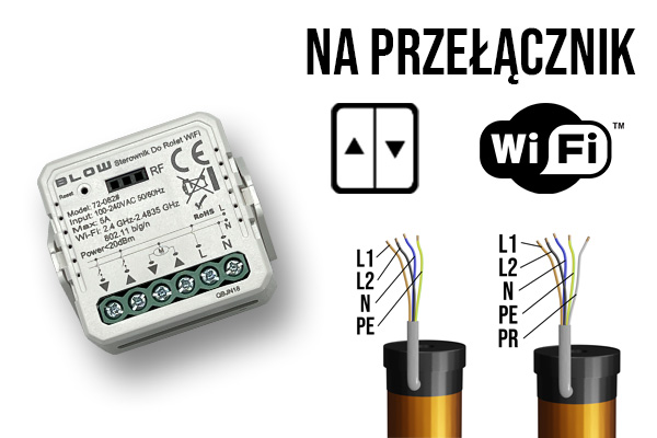 Blow wifi silniki kablowe